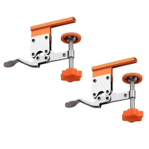 2 Pcs Woodworking Clamp Fixture Adjustable Clamps for Precise Installation