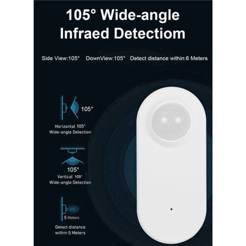 3X Graffiti  Zigbee Human Presence Sensor Pir Human Motion Sensor Battery Powered Sensor 1
