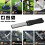 Double Sided Diamond Sharpener, Handheld Fine Coarse Diafold Blades Sharpening Stone 400/600 Grit Black 2
