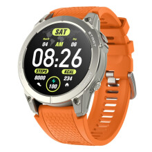 Outdoor Sports Smartwatch With 1.43-Inch Ultra-Clear Amoled Screen And Bluetooth Calling (Orange) :orange Surprise Gift