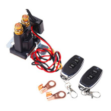 24V 500A Car Battery Compatible Remote Control Master Switch Relay With Leakage Protection, Model: With Two Compatible Remote Controls :with 2 x Surp