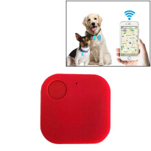 Llavero mini cuadrado portátil antipérdida con control remoto inteligente compatible con Bluetooth (rojo): regalo sorpresa rojo
