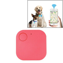 Tragbarer Mini-Schlüsselanhänger (quadratisch) mit Bluetooth-fähiger Fernbedienung (Pink): Überraschungsgeschenk in Pink