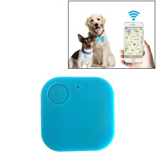Porte-clés anti-perte carré miniature portable avec télécommande Bluetooth intelligente (bleu) : cadeau surprise bleu