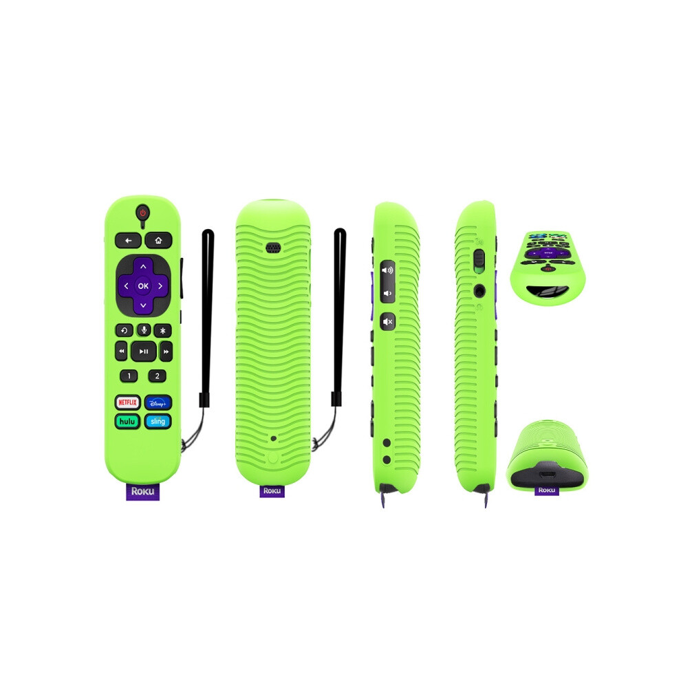 Shockproof Silicone Protective Case Compatible Tcl Roku Voice Remote Pro Y30 Compatible Remote Control (Glow-In-The- Green) :Compatible Tcl R Sur Dark/Green 9072918047058