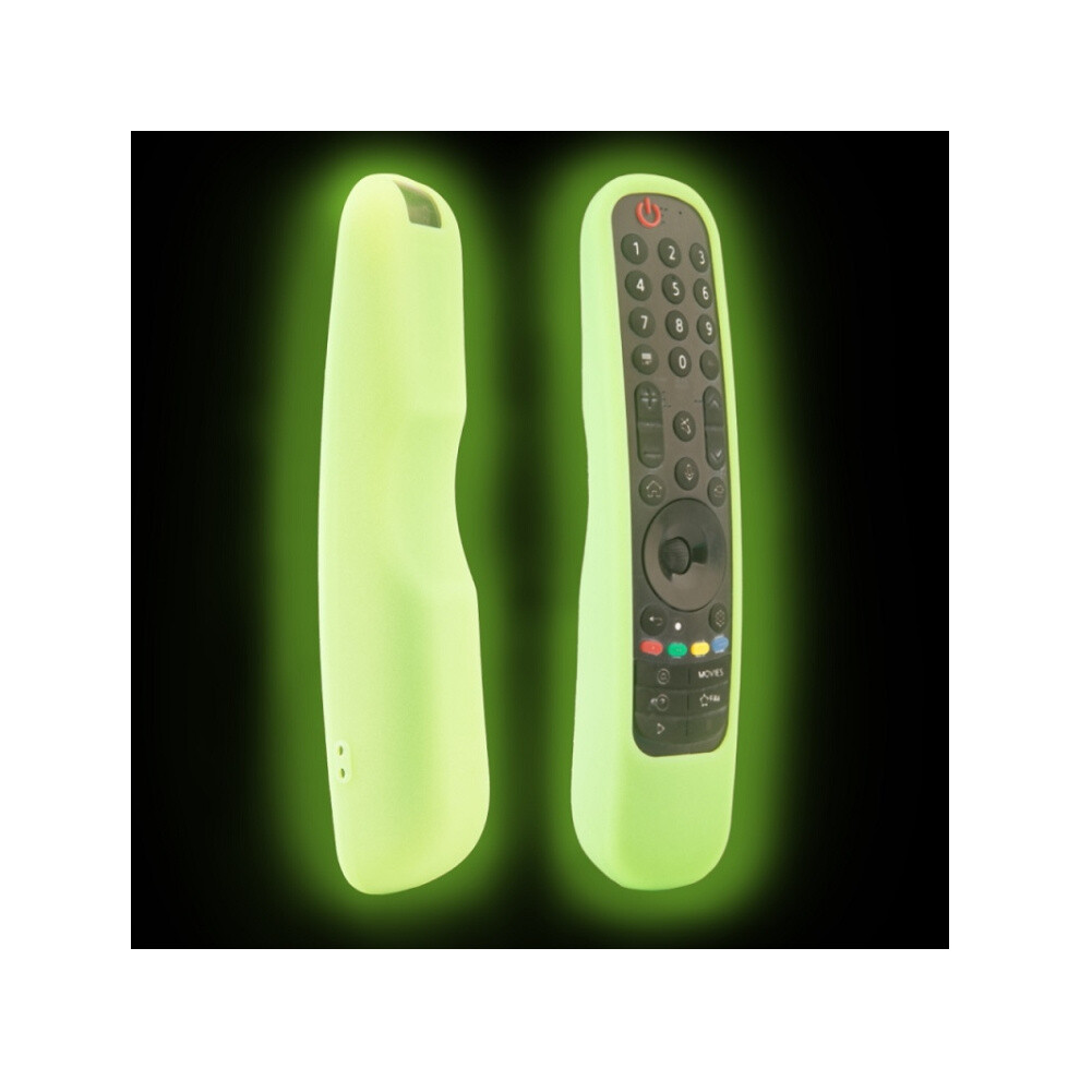 Silicone Protective Cases Compatible Lg Mr21ga/Mr21gc Compatible Remote Controls (Fluorescent ) - 2 Compatible Sale :Fluorescent Surprise Green 9072918049137