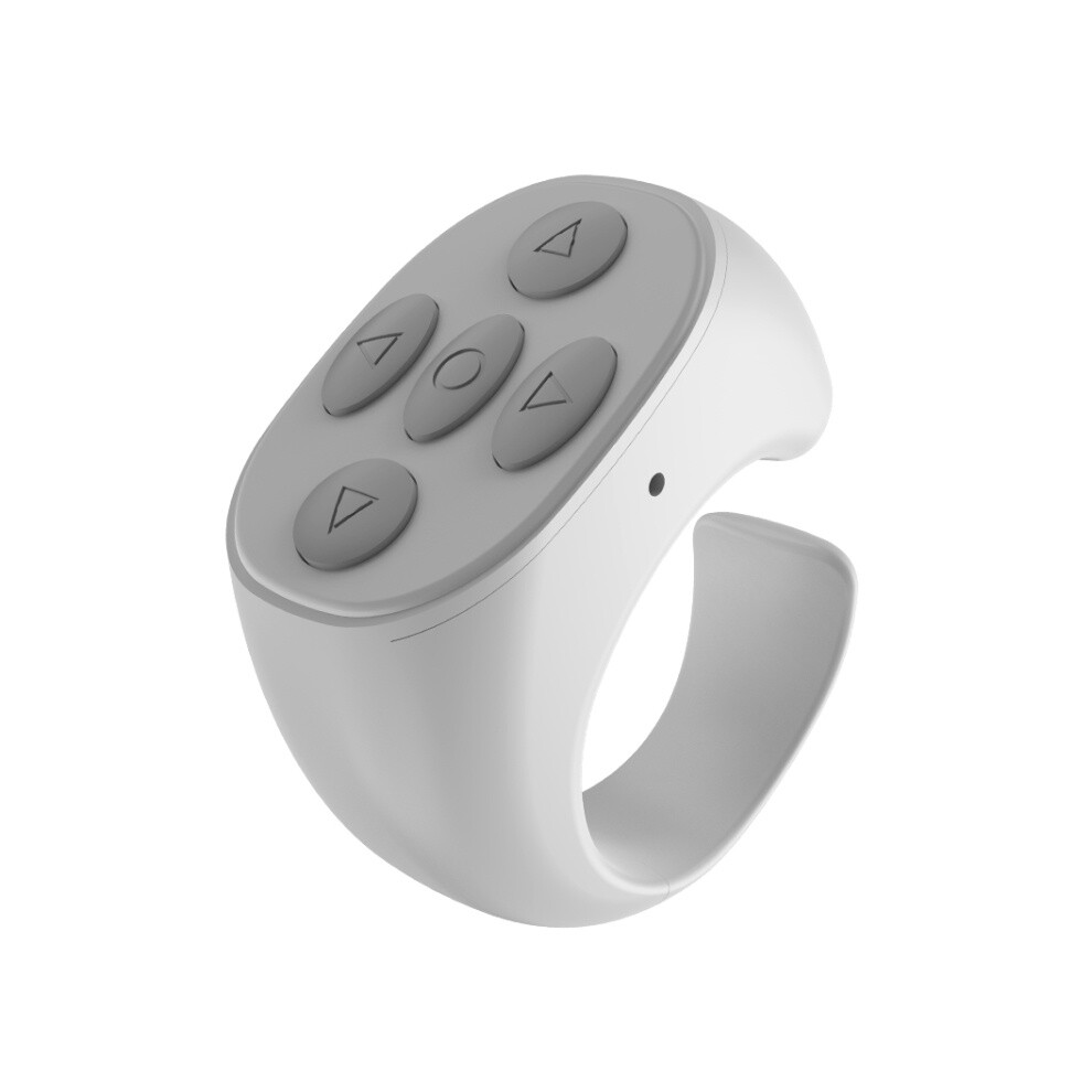 Jx-05 Five-Button Bluetooth Compatible Remote Control Smart Ring Compatible Remote Control (White) :Jx-05 Surprise Gift White 9072918050171