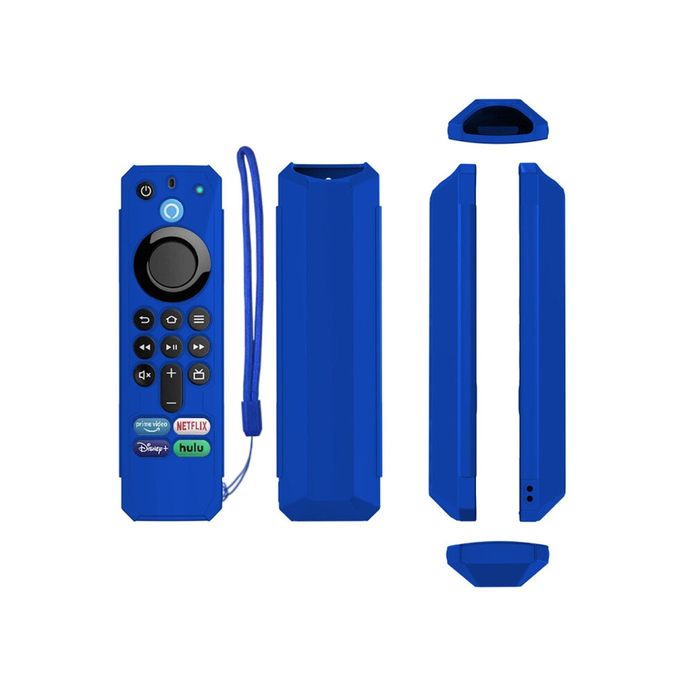 Shockproof Protective Case Compatible Amazon Alexa Voice Remote 3Rd Generation Tv Remote (Blue) : Surprise Gift Blue 9072918052663