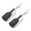 433Mhz Code Copy (2-Pack) Compatible Maserati 4-Button Anti-Theft Alarm Wireless Key Compatible Remote :433MHz Copy Code Surprise Gift 1