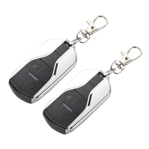 433Mhz Code Copy (2-Pack) Compatible Maserati 4-Button Anti-Theft Alarm Wireless Key Compatible Remote :433MHz Copy Code Surprise Gift