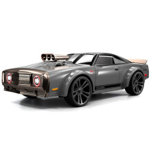 Voiture télécommandée électrique 4x4 Jjr/C Q142, muscle car haute vitesse, compatible drift (Gris) : Cadeau surprise gris