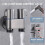 1-In-2-Out Dual Control Valve  Multi-Function Kran  Dusch Tryck Badrumskran Kit för Bidé och Dusch-A 6