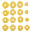 16 pcs Flute Leather Pads Replacement Durable Exquisite Wind Inst ent 1