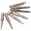 7Pcs Set Star Bit Screwdriver Drill Bits Screw Driver Magnetic 1/4Inch Hex Shank Hand Tools Five-Poi 1