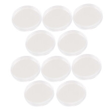 10 pcs Small round parent plastic coin capsules box