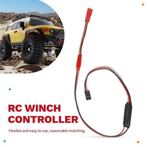 Winch CH3 3 Ways Control  Panel Remote Controller Receiver Cable for 1/10 RC Crawler Axial SCX10  TRX4