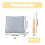 3Pack Complete Needle Felting Pad Kit Gray Hand Tool Supply Wool  Mat for DIY Needlework and Embroidery Projects 7