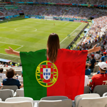 (Portugal) World Cup 2026 Fan Body Cape Flag Soccer Supporter Cheering Accessories