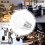 E27 LED Light White Bulb Plastic Bulb (0.5W Power, White) 10