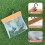 2 Pcs  Tees and  Pouch Bag, Portable Clear Squeeze Top Bag Holder with Clip,  Accessories 3