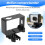 Protective Housing Side Border Frame Case Compatible with  Yi Xiaoyi Action Sport Camera Accessories Black 2