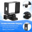 Protective Housing Side Border Frame Case Compatible with  Yi Xiaoyi Action Sport Camera Accessories Black 5