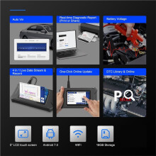 CS6 Automotive Scanner Car Diagnostic Tool SRS TCM ECM TPMS 6 System Code Read Oil Brake 7 Reset Free Update