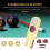 Billard-Pool-Queue-Spitzen-Former-Werkzeug Queue-Spitzenschleifer Burnisher Queue-Stick-Werkzeug U-FöRmige Queue-Spitzen-Trimmer mit Schleifpapier 2