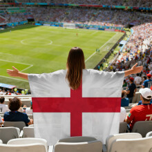 (England) 2026 FIFA World Cup Fan Cape Flag Soccer Match Cheering Fan Accessories