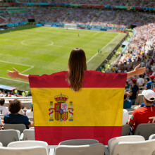 (Spain) 2026 FIFA World Cup Fan Cape Flag Soccer Match Cheering Fan Accessories