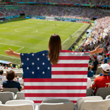 (USA) 2026 FIFA World Cup Fan Cape Flag Soccer Match Cheering Fan Accessories