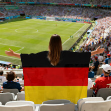(Germany) 2026 FIFA World Cup Fan Cape Flag Soccer Match Cheering Fan Accessories