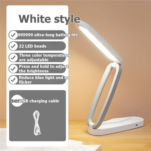 Desk Study Lamp Night Light Charging Folding Learning LED Children'S USB Desk Infinite Dimming Portable Touch Dimmable 1