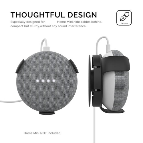 Speaker Wall Mount Bracket for Alexa Echo Dot 3rd Gen  Speaker Indoor Speaker Enclosure Bracket White 2