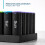 Fineway Monthly Pill Organiser 28 Day Black 7
