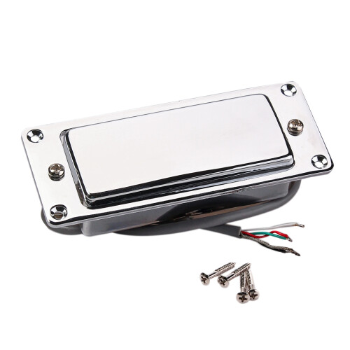 Chrome Silver  LP Gitarr Humbucker Pickup FöRseglad Pick  Musik Reparationsdelar 1