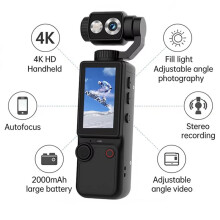 Q8 Handheld Outdoor Sports Camera 4K Ultra Clear Auto Focus Video Recorder Camera Pocket Action Camera Black