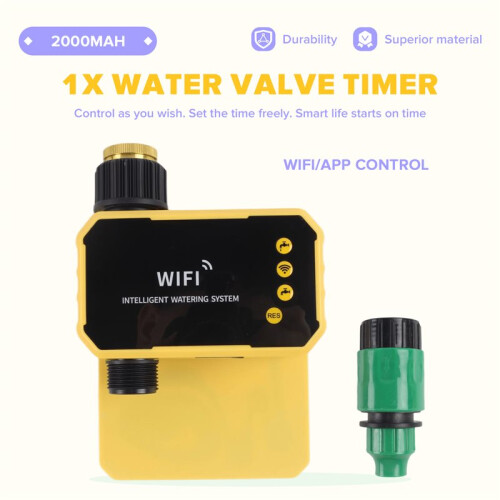 WIFI Solar Irrigation Timer  Life APP Automatic Irrigation System for Garden Outdoor Tap Valve Controller ZigBee 2
