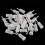 60Pcs Universal Spray Tool Filters Disposable HVLP Gravity Feed Paint Strainers Fine Mesh, White 6