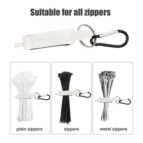 10Pcs Fluorescent Cable Tie Organizer Storage Cable Tie Holder Portable Cable Tie Storage Tool