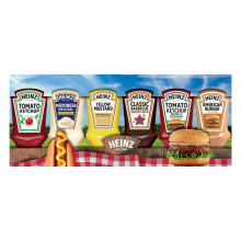 Heinz Picnic Selection Condiment Pack 6 x 220ml
