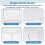 Acrylic Transparent Desktop Storage Box Student Dormitory Office Storage Rack Household Foldable Heightening Rack 10