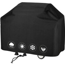 Grillabdeckung - JINZDASU - 145 x 61 x 117 cm - 420D Oxford-Gewebe - Wasserdicht, winddicht, reißfest
