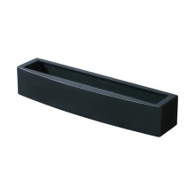Étagère à chaussures murale en plastique, Solution de-Noir