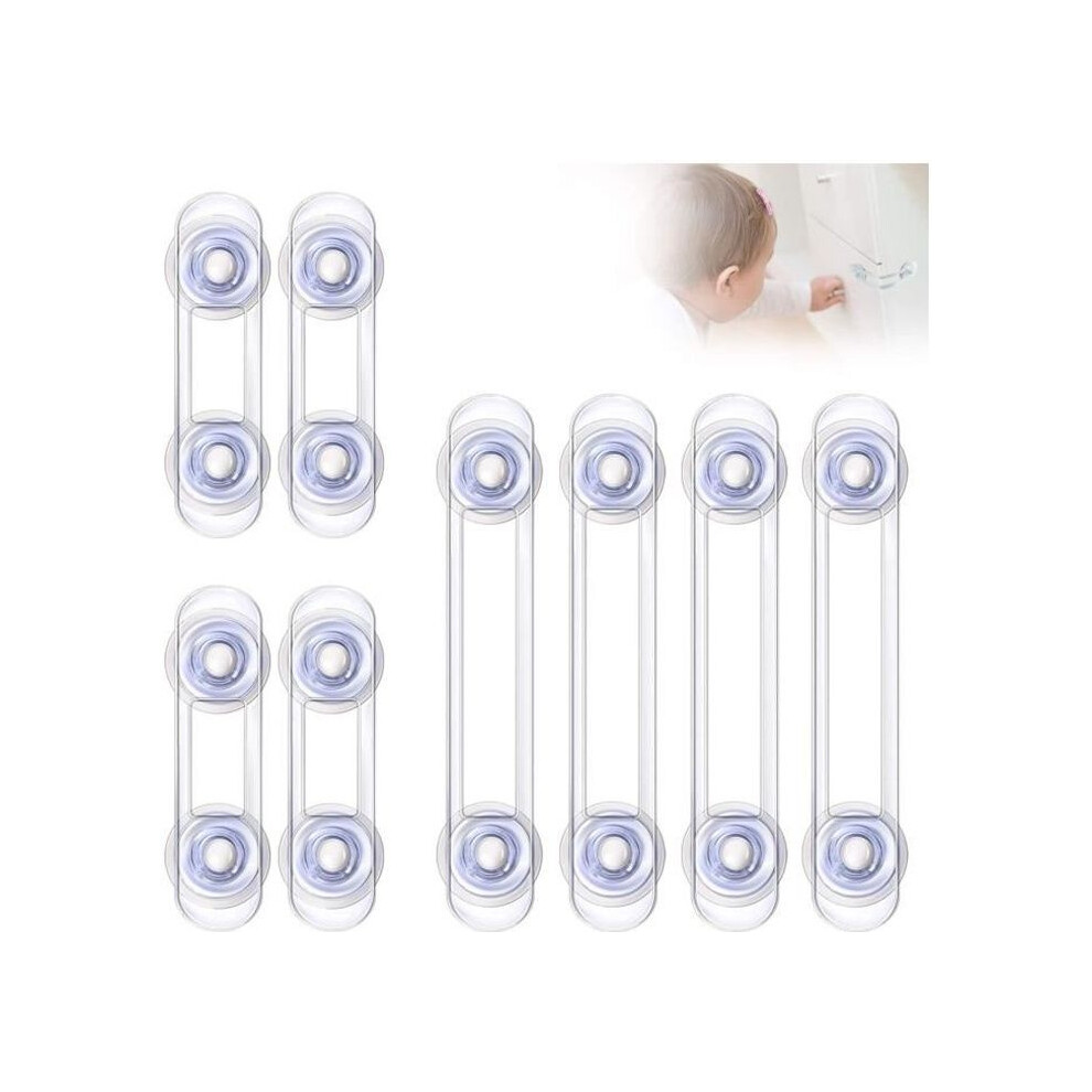 Childproof Cabinet Safety - Audburn - Drawer Safety Latches - 8 Pieces 6485316039045