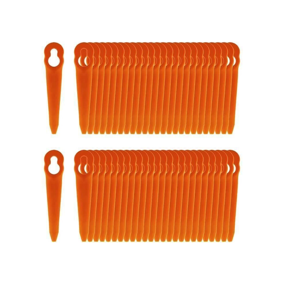 Pack Of 100 Compatible Blades For Stihl Polycut 2-2, Polycut 3-2, Fsa 45, Fsa 57, And Fse 52 Grass Trimmers, Plastic Blades For Stihl 6485316039083