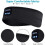 Ασύρματα στερεοφωνικά ακουστικά ύπνου Bluetooth, ακουστικά με μάσκα ματιών, ακ 1