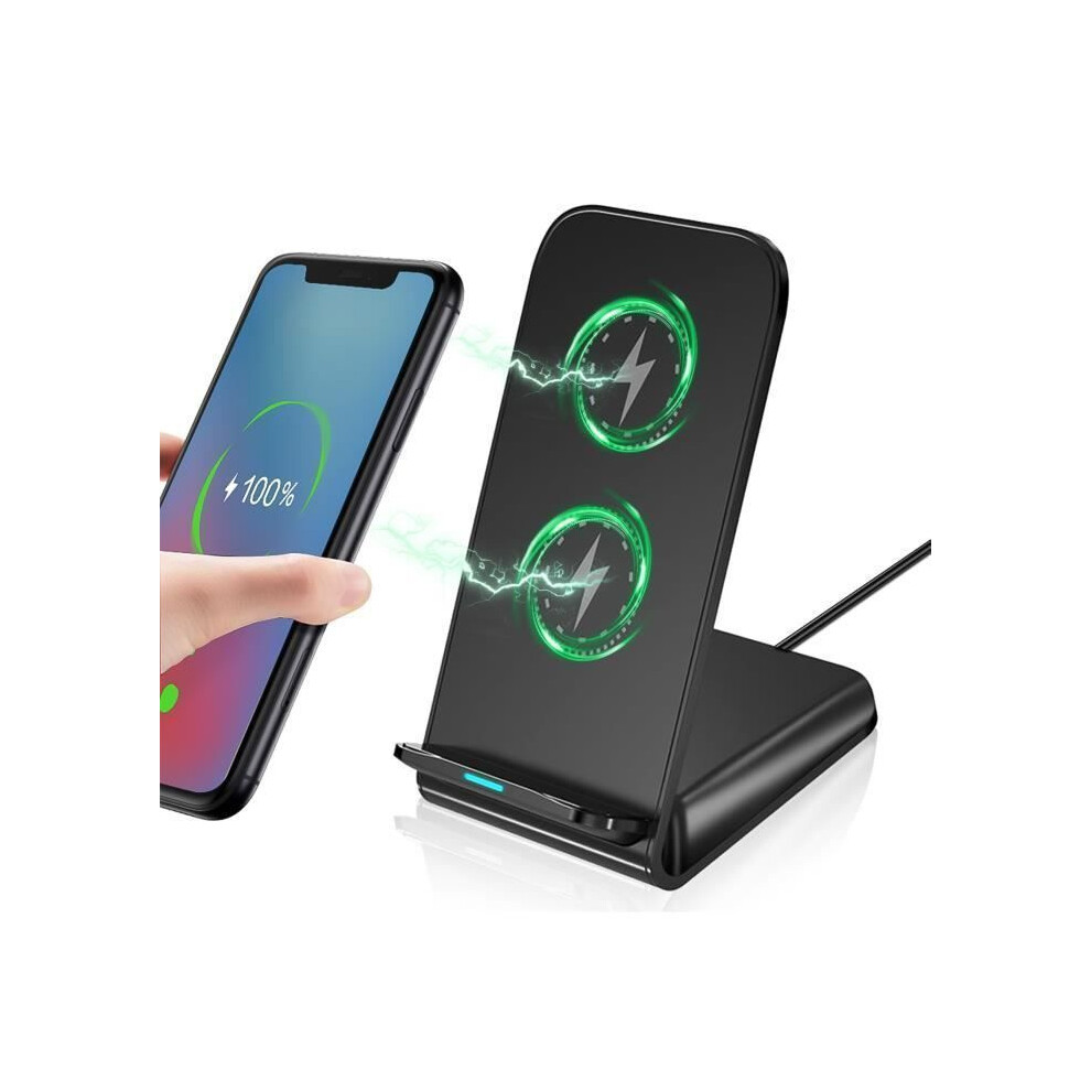 Wireless Charger, 15W Qi Certified, Brilliant, Induction With Dual Coil, For Any Device Compatible With Wireless Charging 6485316039755