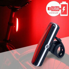 LED-achterlicht voor de fiets, USB-oplaadbaar - Ultrahelder rood achterlicht, eenvoudig te installeren