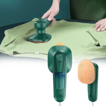 Plancha de vapor, mini plancha portátil para uso en seco y húmedo, calentamiento rápido, temperatura constante de 65 C (150 F), par